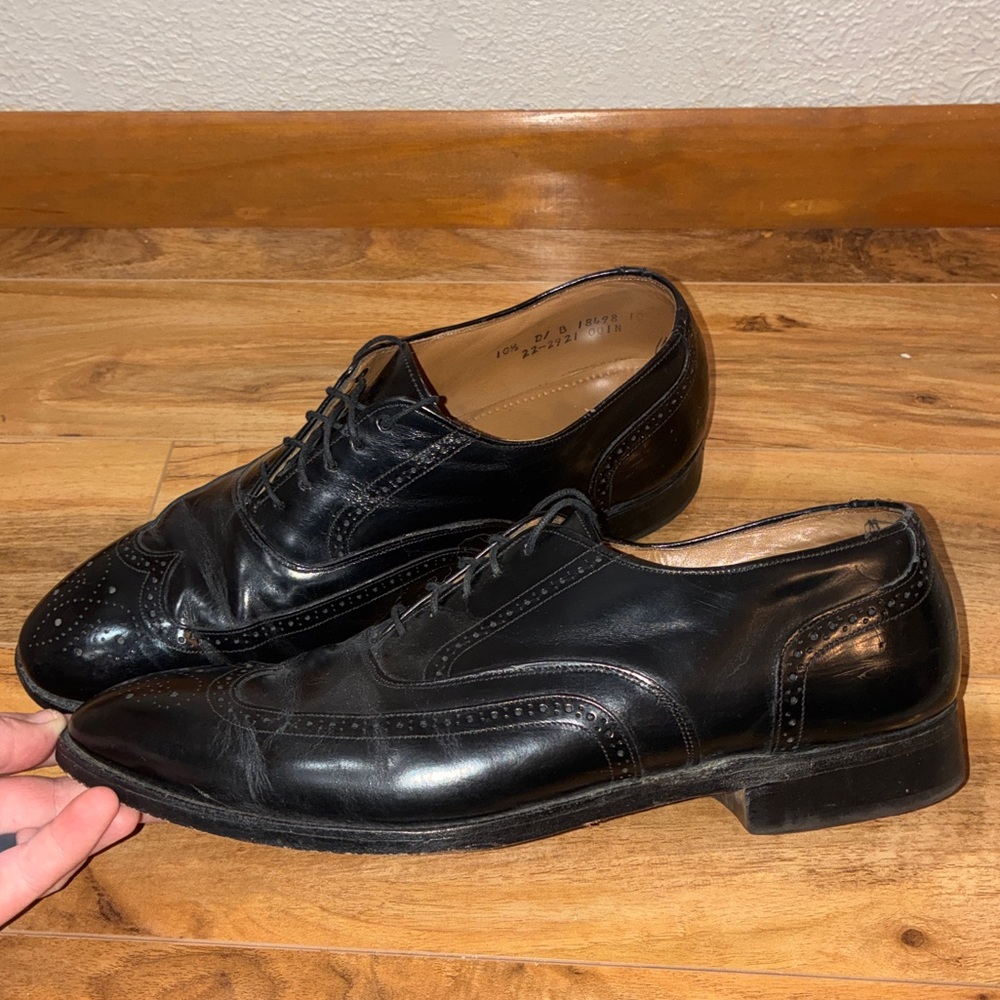 Vintage Johnston & Murphy Optima Wingtip Oxfords - mens size 10.5